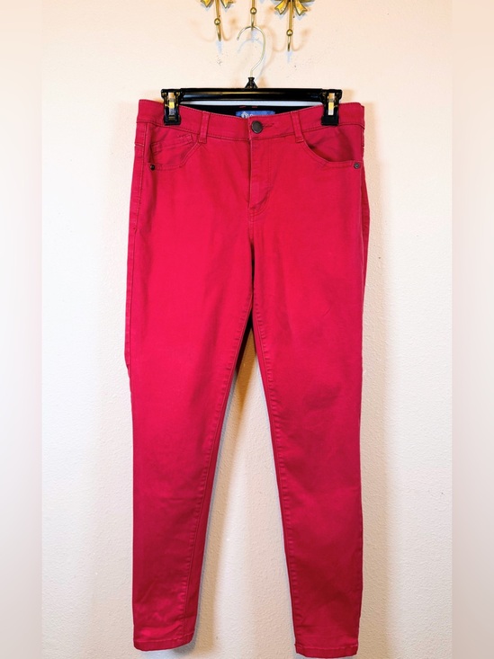 Democracy Denim - Democracy “Ab” Hot Pink Slim Jeans with Elastic Waist Band. Size 6